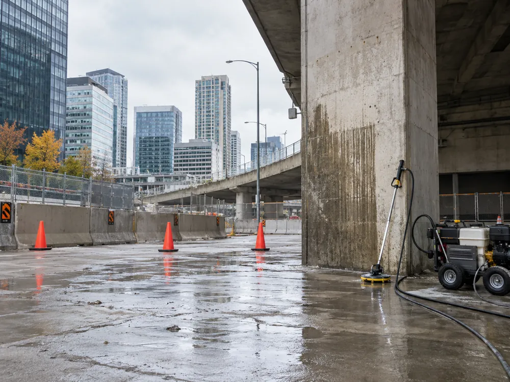 Lavage de ponts et de passages inférieurs à Toronto