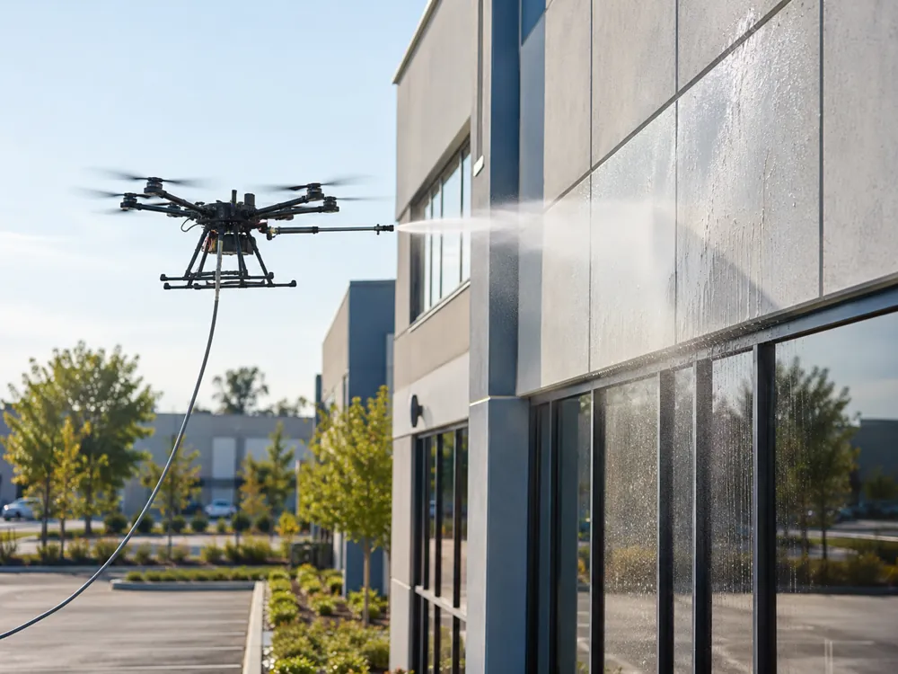 Nettoyage par drone à Mississauga