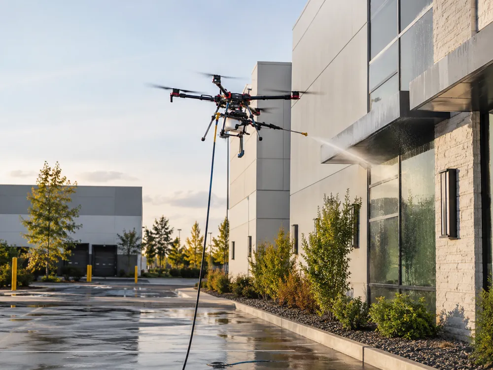 Nettoyage par drone à Vaughan