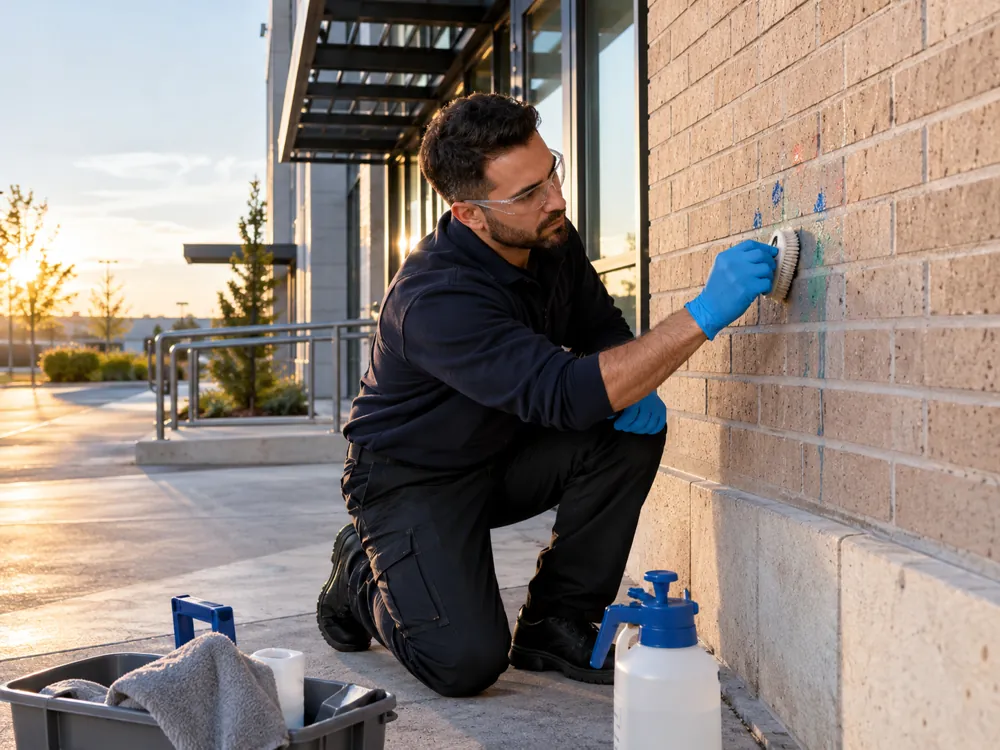 Enlèvement de graffitis à Vaughan