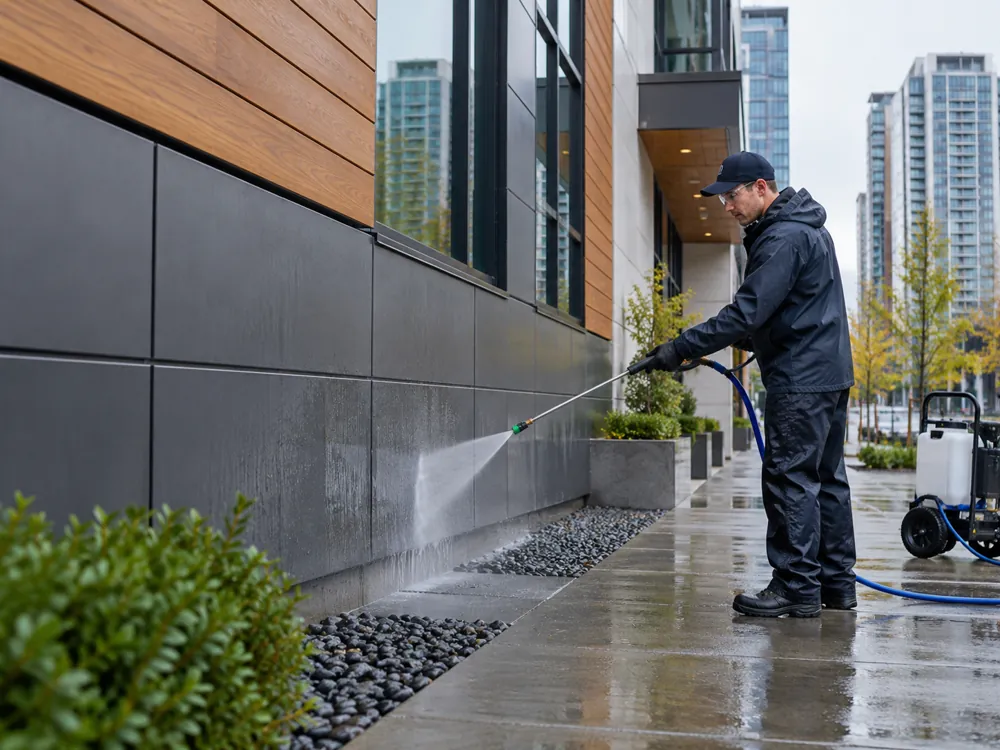 Lavage à basse pression à Toronto