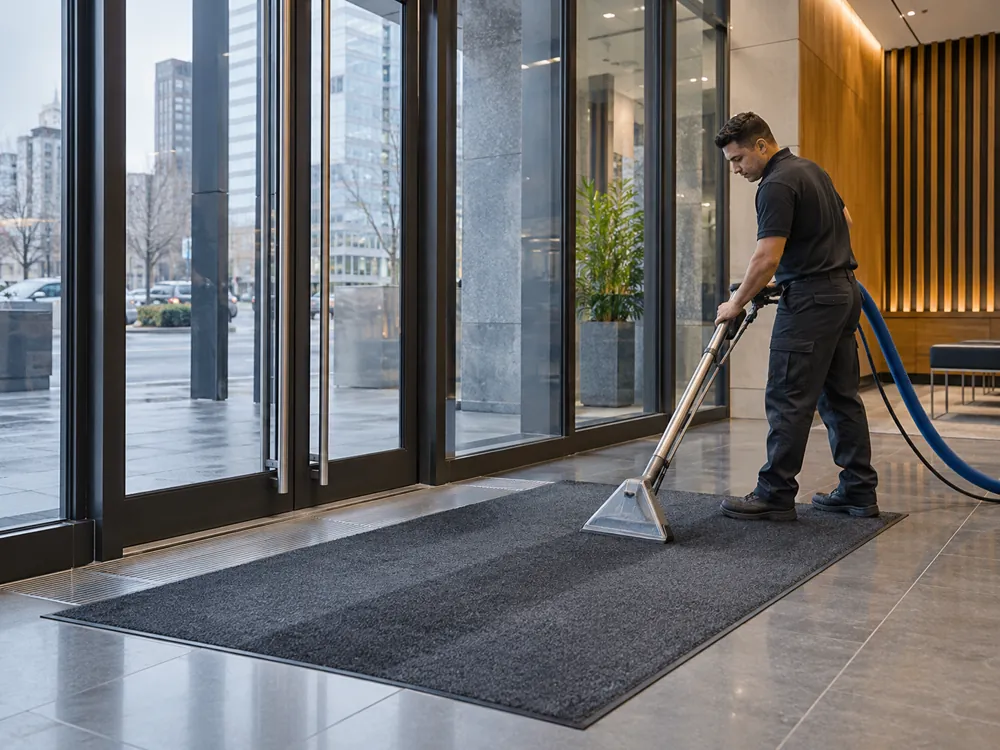 Nettoyage de tapis d’entrée à Toronto