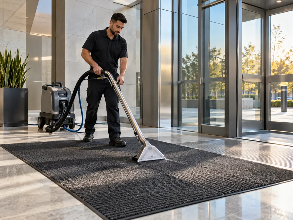 Nettoyage de tapis d’entrée à Vaughan
