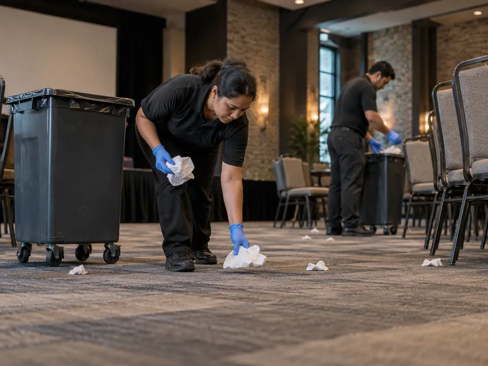 Nettoyage après événement à North York