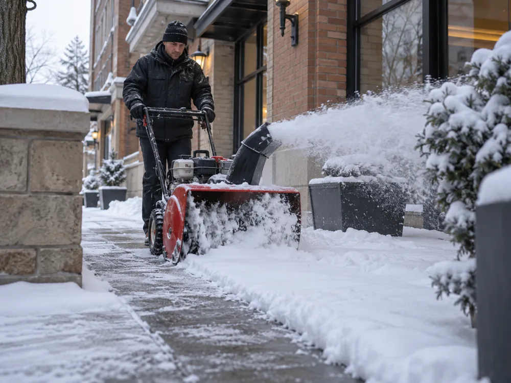 Déneigement commercial à North York