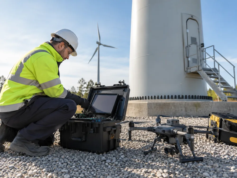 Nettoyage d’éoliennes à Mississauga