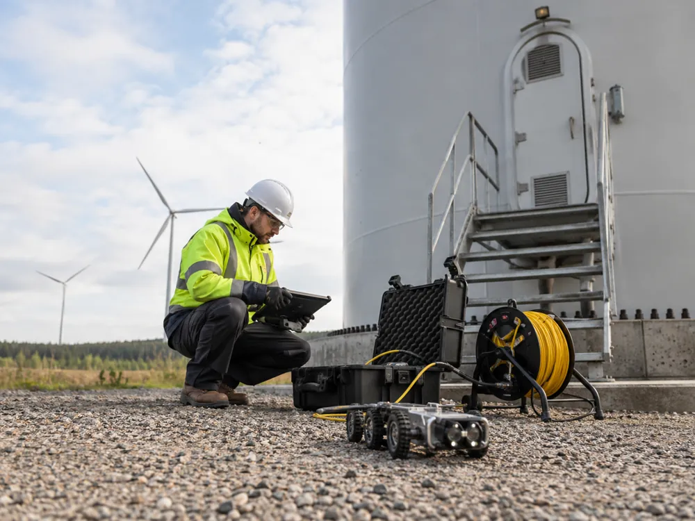 Nettoyage d’éoliennes à North York