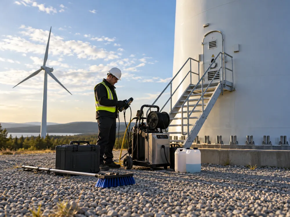Nettoyage d’éoliennes à Vaughan