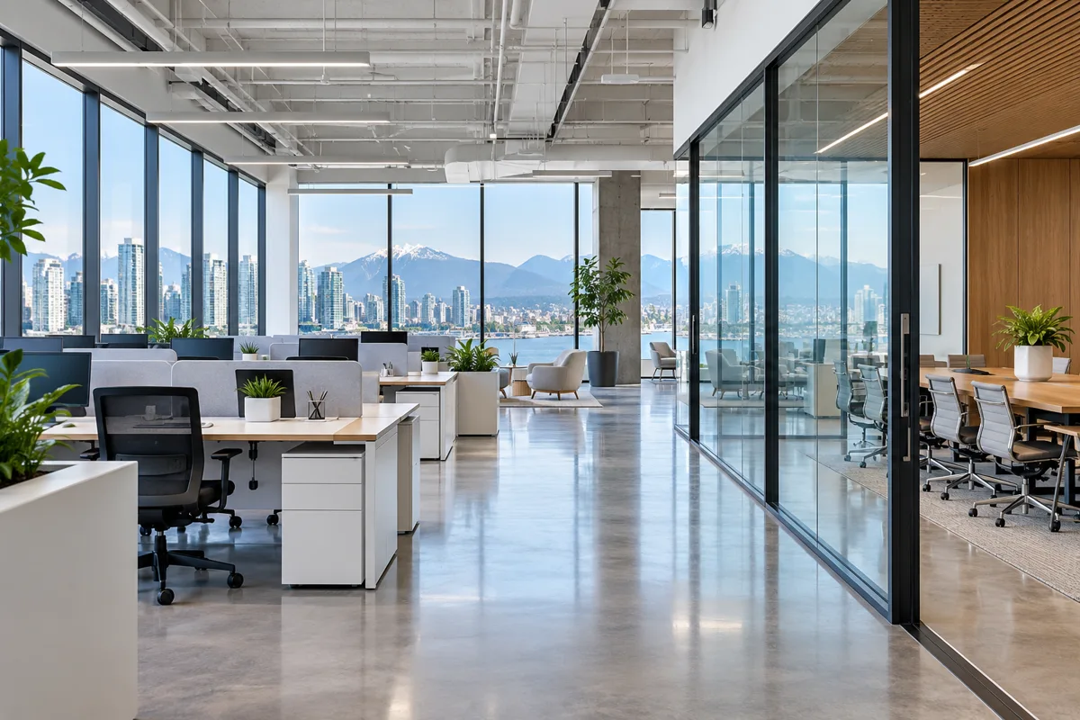 A workplace that feels ready for the day.